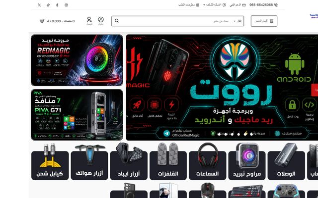 TopStore homepage